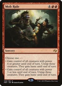 Mob Rule - Fate Reforged - Magic: The Gathering card