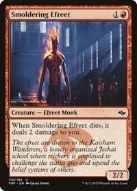 Smoldering Efreet - Fate Reforged - Magic: The Gathering card