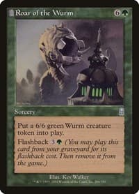 Roar of the Wurm - Odyssey - Magic: The Gathering card