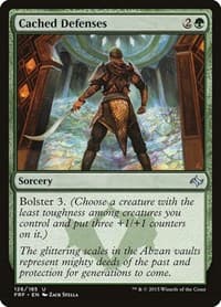 Cached Defenses - Fate Reforged - Magic: The Gathering card