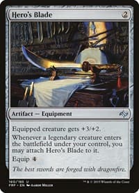Hero's Blade - Fate Reforged - Magic: The Gathering card