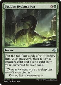 Sudden Reclamation - Fate Reforged - Magic: The Gathering card