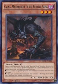 Cagna, Malebranche of the Burning Abyss - Secrets of Eternity - YuGiOh card