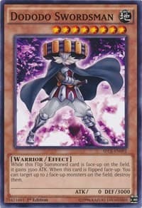 Dododo Swordsman - Secrets of Eternity - YuGiOh card