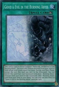 Good & Evil in the Burning Abyss - Secrets of Eternity - YuGiOh card