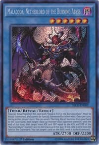 Malacoda, Netherlord of the Burning Abyss - Secrets of Eternity - YuGiOh card