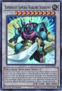 Superheavy Samurai Warlord Susanowo - Secrets of Eternity - YuGiOh card
