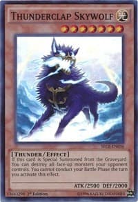Thunderclap Skywolf - Secrets of Eternity - YuGiOh card