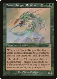 Stone-Tongue Basilisk - Odyssey - Magic: The Gathering card