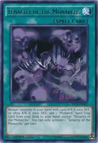 Tenacity of the Monarchs - Secrets of Eternity - YuGiOh card