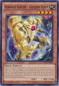 Gogogo Golem - Golden Form - Secrets of Eternity - YuGiOh card