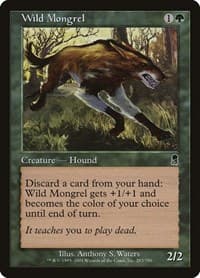 Wild Mongrel - Odyssey - Magic: The Gathering card
