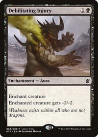 Debilitating Injury - Ugin's Fate Promos - Magic: The Gathering card