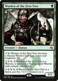 Warden of the First Tree - Prerelease Cards - Magic: The Gathering card