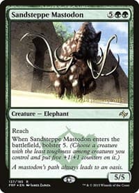 Sandsteppe Mastodon - Prerelease Cards - Magic: The Gathering card