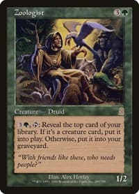 Zoologist - Odyssey - Magic: The Gathering card