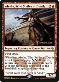 Alesha, Who Smiles at Death - Prerelease Cards - Magic: The Gathering card
