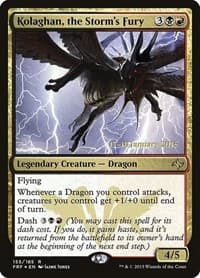 Kolaghan, the Storm's Fury - Prerelease Cards - Magic: The Gathering card