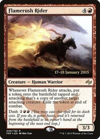 Flamerush Rider - Prerelease Cards - Magic: The Gathering card