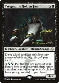 Tasigur, the Golden Fang - Prerelease Cards - Magic: The Gathering card