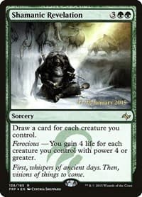 Shamanic Revelation - Prerelease Cards - Magic: The Gathering card