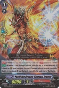 Perdition Dragon, Rampart Dragon - BT17: Blazing Perdition ver.E - Cardfight Vanguard card