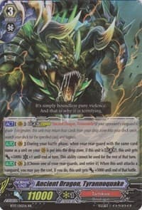 Ancient Dragon, Tyrannoquake - BT17: Blazing Perdition ver.E - Cardfight Vanguard card