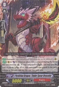Perdition Dragon, Tinder Spear Dracokid - BT17: Blazing Perdition ver.E - Cardfight Vanguard card