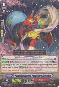 Perdition Dragon, Petal Flare Dracokid - BT17: Blazing Perdition ver.E - Cardfight Vanguard card