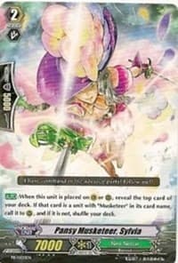 Pansy Musketeer, Sylvia - Promo Cards - Cardfight Vanguard card