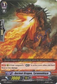 Ancient Dragon, Tyrannoblaze - BT17: Blazing Perdition ver.E - Cardfight Vanguard card