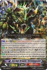 Ancient Dragon, Tyrannoquake (SP) - BT17: Blazing Perdition ver.E - Cardfight Vanguard card
