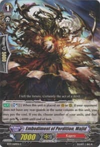 Embodiment of Perdition, Majid - BT17: Blazing Perdition ver.E - Cardfight Vanguard card