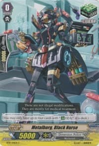 Metalborg, Black Nurse - BT17: Blazing Perdition ver.E - Cardfight Vanguard card