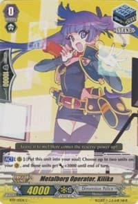 Metalborg Operator, Kilika - BT17: Blazing Perdition ver.E - Cardfight Vanguard card