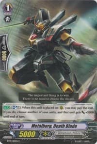 Metalborg, Death Blade - BT17: Blazing Perdition ver.E - Cardfight Vanguard card