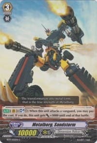 Metalborg, Sandstorm - BT17: Blazing Perdition ver.E - Cardfight Vanguard card