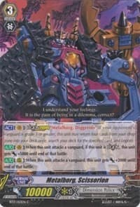 Metalborg, Scissorion - BT17: Blazing Perdition ver.E - Cardfight Vanguard card