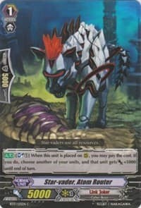 Star-vader, Atom Router - BT17: Blazing Perdition ver.E - Cardfight Vanguard card