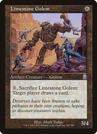 Limestone Golem - Odyssey - Magic: The Gathering card