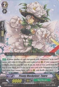 Peony Musketeer, Toure - BT17: Blazing Perdition ver.E - Cardfight Vanguard card