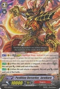 Perdition Berserker, Jaratkaru - BT17: Blazing Perdition ver.E - Cardfight Vanguard card