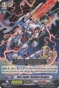 Star-vader, Railstar Dragon - BT17: Blazing Perdition ver.E - Cardfight Vanguard card
