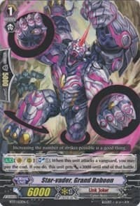 Star-vader, Grand Baboon - BT17: Blazing Perdition ver.E - Cardfight Vanguard card