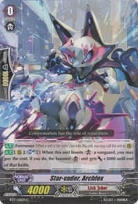 Star-vader, Archfox - BT17: Blazing Perdition ver.E - Cardfight Vanguard card