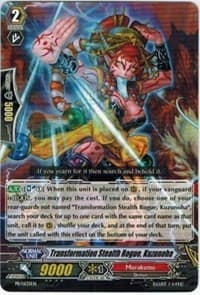 Transformation Stealth Rogue, Kuzunoha - Promo Cards - Cardfight Vanguard card