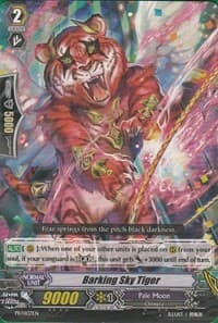 Barking Sky Tiger - Promo Cards - Cardfight Vanguard card
