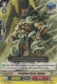 Perdition Cleric, Hakkai - BT17: Blazing Perdition ver.E - Cardfight Vanguard card