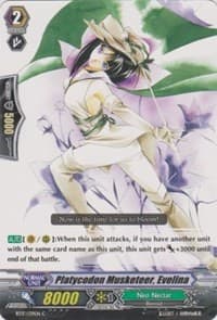 Platycodon Musketeer, Evelina - BT17: Blazing Perdition ver.E - Cardfight Vanguard card
