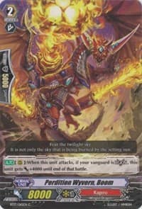 Perdition Wyvern, Boom - BT17: Blazing Perdition ver.E - Cardfight Vanguard card
